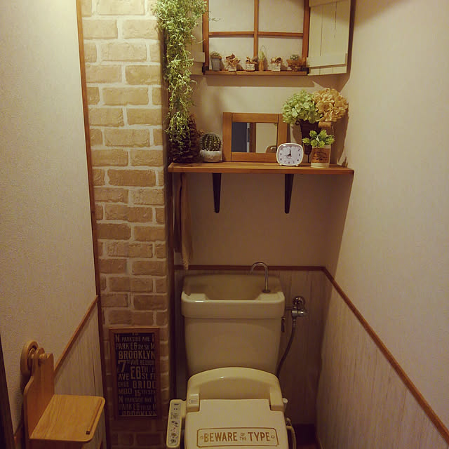 バス/トイレ/トイレ/100均/セリア/廃材...などのインテリア実例 - 2018-08-19 08:04:08
