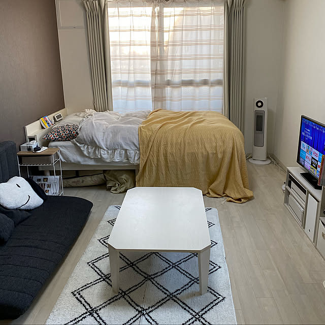 a_room117のアイリスオーヤマ-[1日限定!最大P12倍]カラーボックス 3段 テレビ台 モジュールボックス 3個セット カラーボックス×2 AVボード×1 MDB-3 MDB-3S アイリスオーヤマ カラーボックスTV台 AVボード ラック ミニ カラー ボックス 木製 棚 TVラック 収納ボックス 収納の家具・インテリア写真