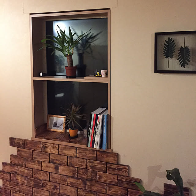 棚/DIY/観葉植物/一人暮らしのインテリア実例 - 2017-11-30 18:44:05