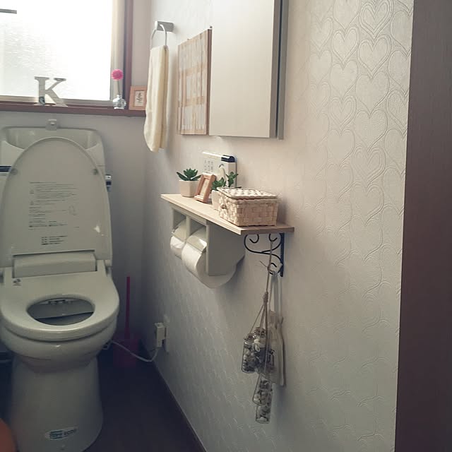 バス/トイレ/100均/DIY/セリア/ドライフラワー...などのインテリア実例 - 2015-06-21 17:43:50