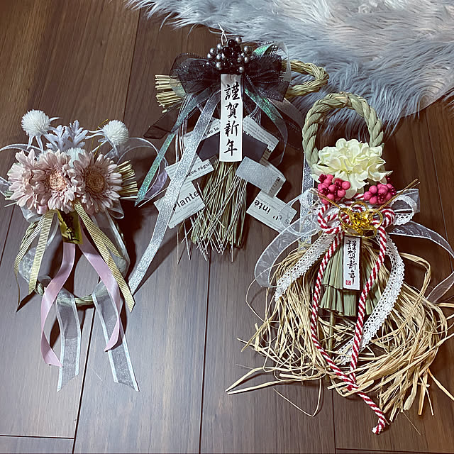 ダイソー/ファーマット/しめ縄手作り/繁忙期突入/大掃除も終えました...などのインテリア実例 - 2021-12-08 20:44:14