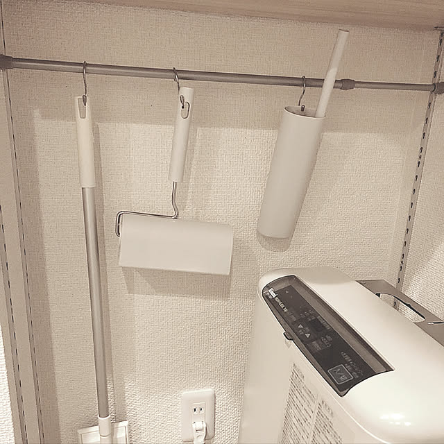 棚/よろしくおねがいします︎☺︎/掃除用具の収納/掃除用具/初投稿...などのインテリア実例 - 2018-09-14 21:48:58