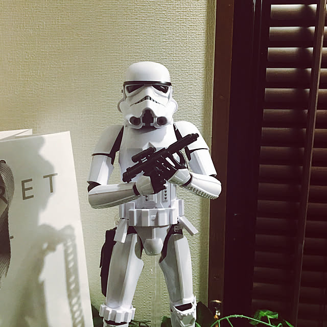 棚/STAR WARS/ストームトルーパー/一人暮らし/フェイクグリーンのインテリア実例 - 2018-12-01 02:15:21