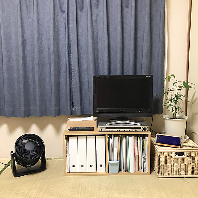 akipicc_lifeの無印良品-【無印良品 公式】 サーキュレーター（低騒音ファン）・ブラックの家具・インテリア写真