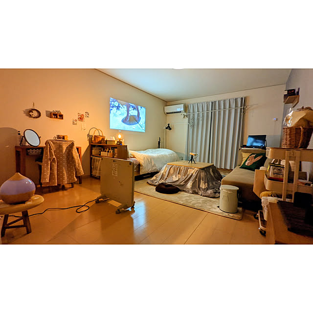 部屋全体/一人暮らし/ロースコグワゴン/1K/1K 1人暮らし...などのインテリア実例 - 2022-03-07 18:59:34
