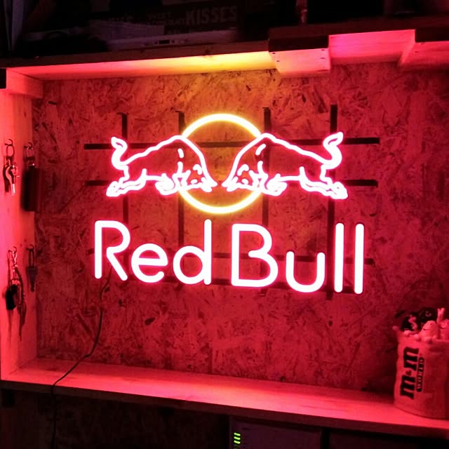 Amazon.co.jp: レア ネオンサイン レッドブル RedBull LED看板
