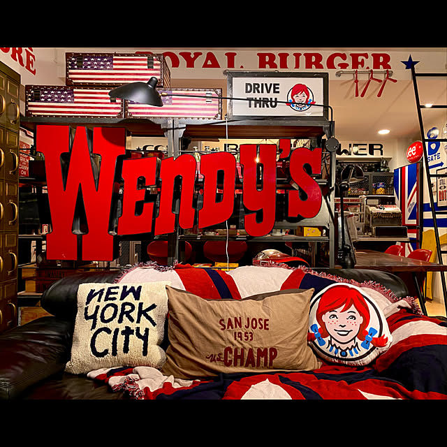 看板/WENDY's/ウェンディーズ/一人暮らし/アルファベットステッカー...などのインテリア実例 - 2023-04-01 00:28:40
