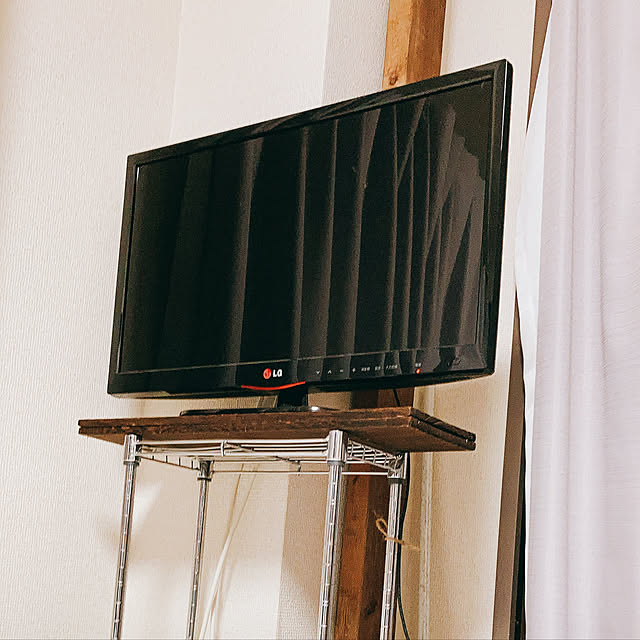 ラック/100均DIY/テレビ台/テレビ/一人暮らし...などのインテリア実例 - 2020-10-12 00:20:54