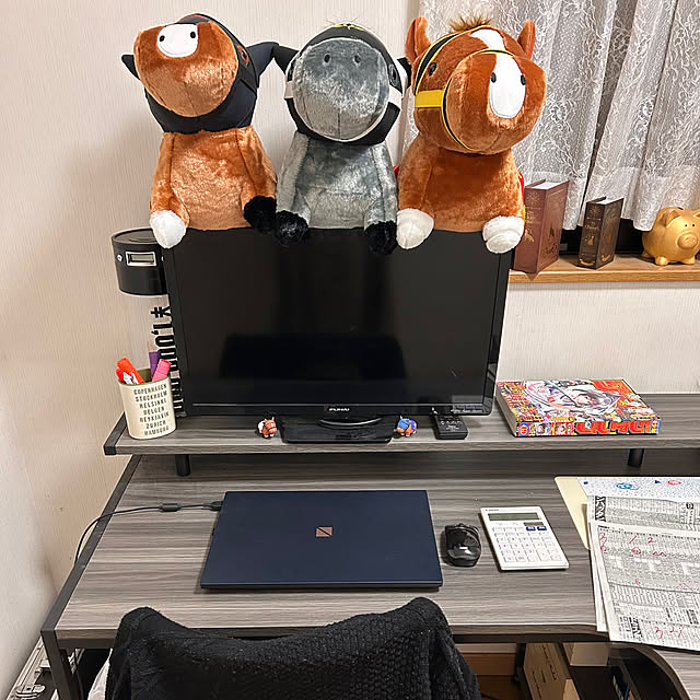 机/夫婦の趣味部屋/パソコンデスク/パソコン周り/パソコン...などのインテリア実例 - 2025-02-24 23:44:39