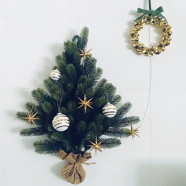 壁掛けツリー/クリスマス/シンプル/少ない物ですっきり暮らす/マンション...などのインテリア実例 - 2022-12-12 13:44:00