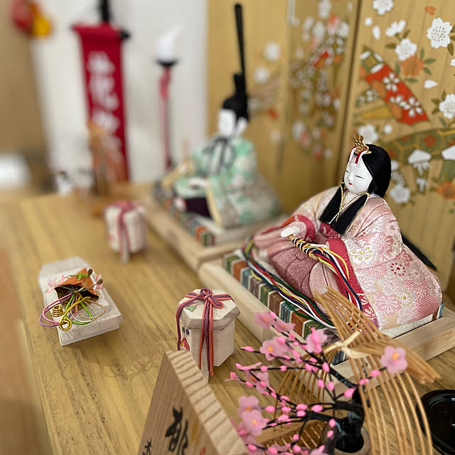 木目込み雛人形/ひな祭り/RCの出会いに感謝♡/普通の家/ナチュラル...などのインテリア実例 - 2023-02-27 06:57:50