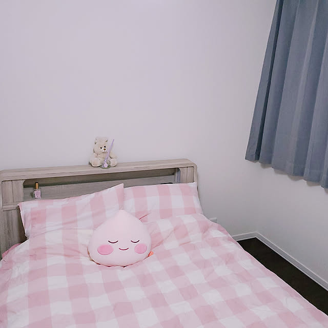ベッド周り/一人暮らし/ナチュラル/IKEAのインテリア実例 - 2019-10-25 20:42:53