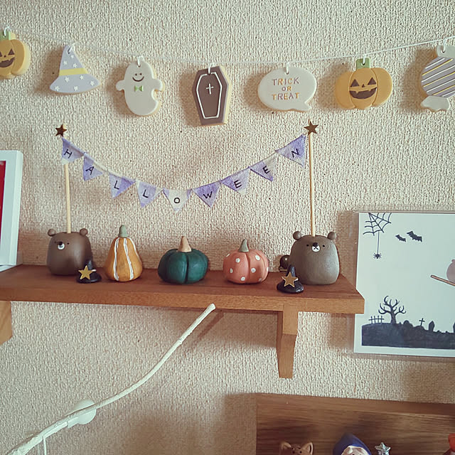 壁/天井/ハロウィン/いつもいいねやコメントありがとう♡/minneで購入/mango ちゃんの作品♡...などのインテリア実例 - 2022-10-06 20:51:45