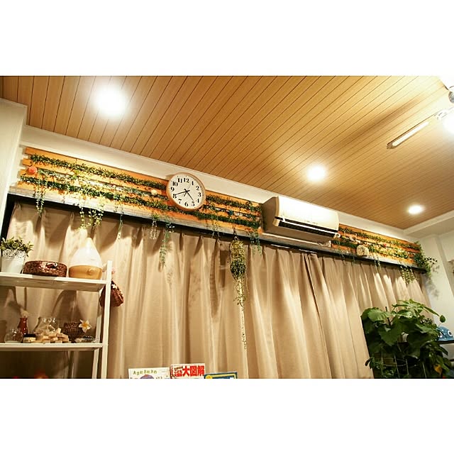 壁/天井/DIY/セリア/フェイクグリーン/ダイソー...などのインテリア実例 - 2014-12-29 19:25:57
