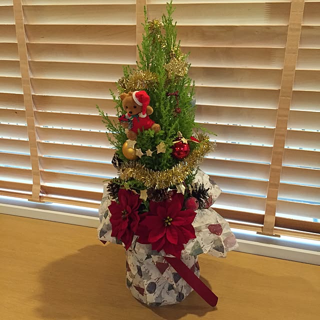 机/いただきもの♡/クリスマスツリー/ツリー/クリスマス...などのインテリア実例 - 2015-11-10 00:47:14