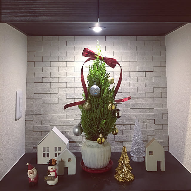 玄関/入り口/クリスマス/IKEA/北欧/観葉植物...などのインテリア実例 - 2017-11-30 11:13:37