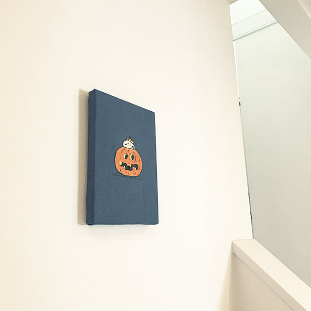 玄関ディスプレイ/スクーピー/刺繍/玄関/入り口/ハロウィンのインテリア実例 - 2021-10-06 10:02:12