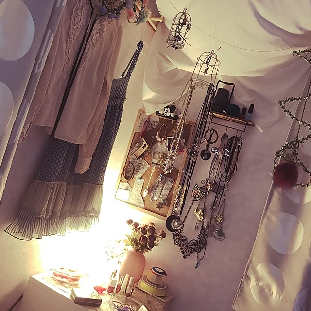 棚/バラ/セリア/アンティーク/電球...などのインテリア実例 - 2017-01-26 16:54:58