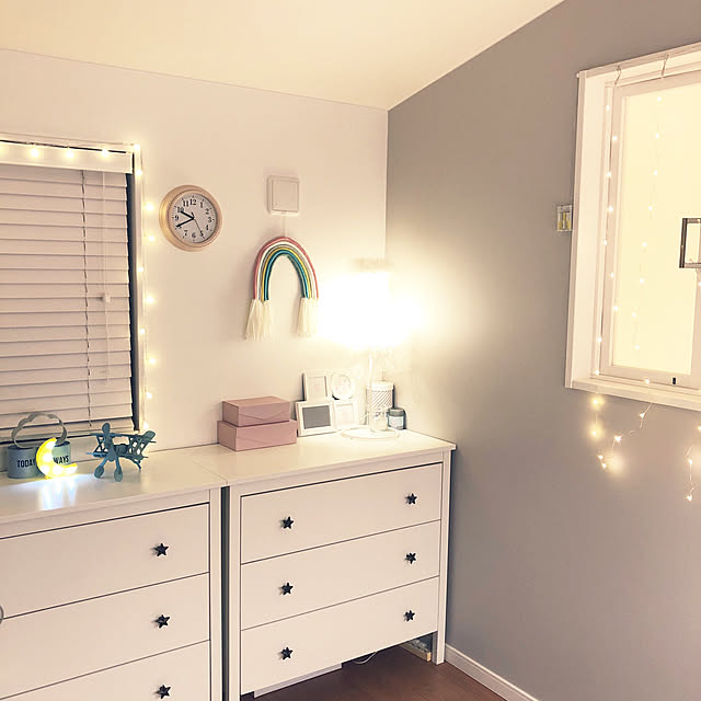 HEMNES ヘムネス チェスト（引き出し×6）, ホワイトステイン