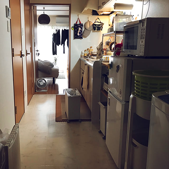 暮らし/ひとり暮らし 1K/暮らしの一コマ/ひとらぐらし/無印良品...などのインテリア実例 - 2019-11-23 14:29:01