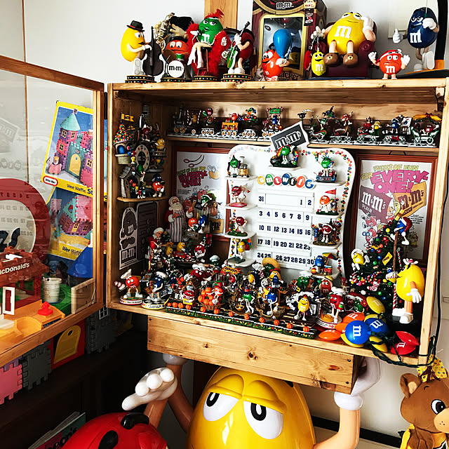 ビンテージ エムアンドエムズ m&ms カウンターラック