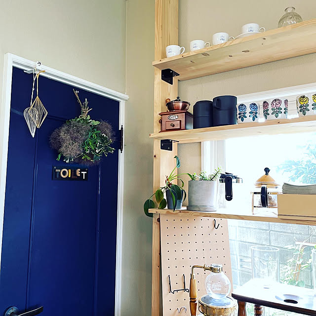 ニコアンドの雑貨/DIY棚/壁DIY/ドライフラワーのある暮らし/楽器のある部屋...などのインテリア実例 - 2023-06-01 06:44:10