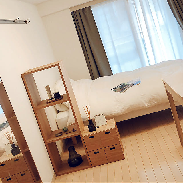 IKEA/一人暮らし/無印良品/ミニマリスト/部屋全体のインテリア実例 - 2022-03-08 19:16:18