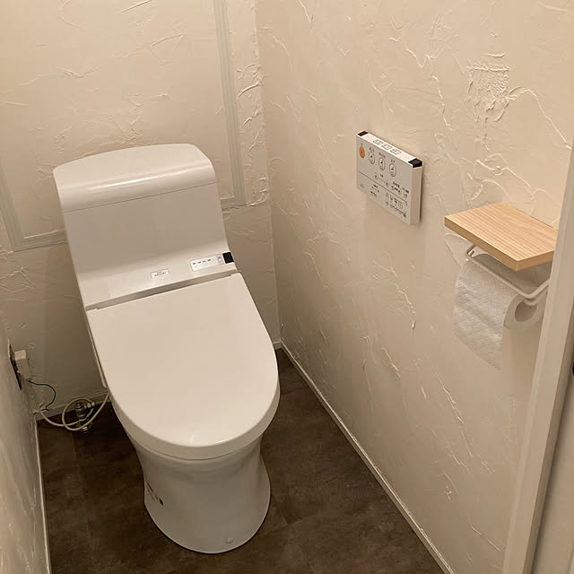 一人暮らし/漆喰壁DIY/DIY/バス/トイレのインテリア実例 - 2022-04-29 12:42:45