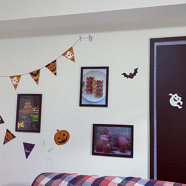 ハロウィン/一人暮らし/賃貸でも諦めない！/ハンドメイド/マスキングテープ...などのインテリア実例 - 2020-11-04 13:11:59