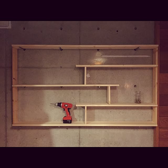 壁/天井/BLACK＆DECKER/ブラックアンドデッカー/DIY/一人暮らし...などのインテリア実例 - 2016-04-01 23:27:04