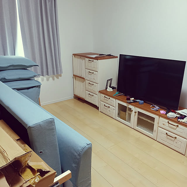 kuruminの-［春得★5%クーポン］背面裏にコンセント収納が標準装備！家電にかかせないコンセントも付属しています！テレビ台 おしゃれ テレビボード 完成品 ローボード 北欧 ナチュラル ブラウン 茶 ホワイト 白 150cm 120cm 80cm 60cm 150センチ 120センチ 80センチ 60センチ 収納の家具・インテリア写真