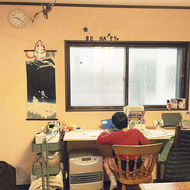 まだまだ未完成…/子供と暮らす。/日常の風景/DIY/発泡スチロールの切り文字...などのインテリア実例 - 2022-01-10 09:27:01