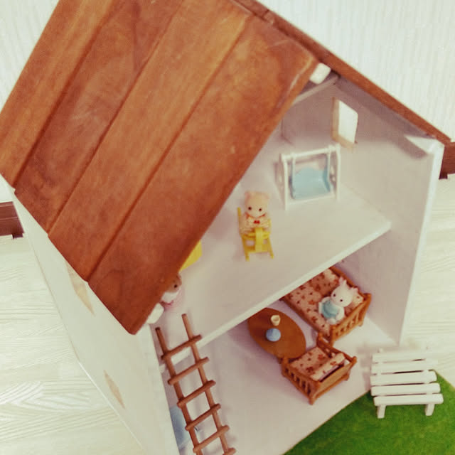 DIY/シルバニアハウスＤＩＹ/シルバニアファミリー/部屋全体のインテリア実例 - 2021-01-11 17:43:42