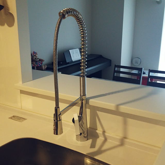 グースネック水栓 三栄水栓のインテリア実例 | RoomClip グースネック水栓 三栄水栓のインテリア実例 | RoomClip