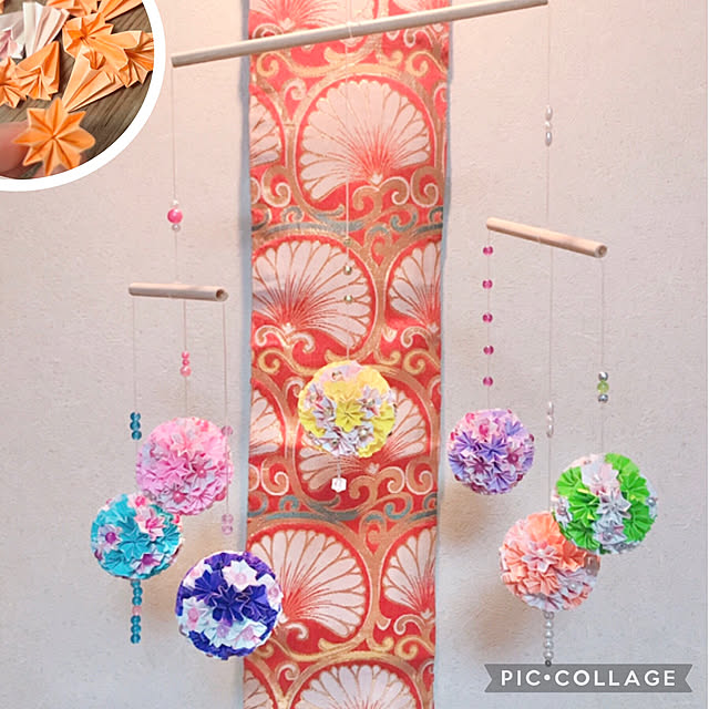 吊るし飾り さげもん 節句 お正月 お雛様 桜の季節 春 花手毬 吊るし飾り さげもん 節句 お正月 お雛様 桜の季節 春 花手毬