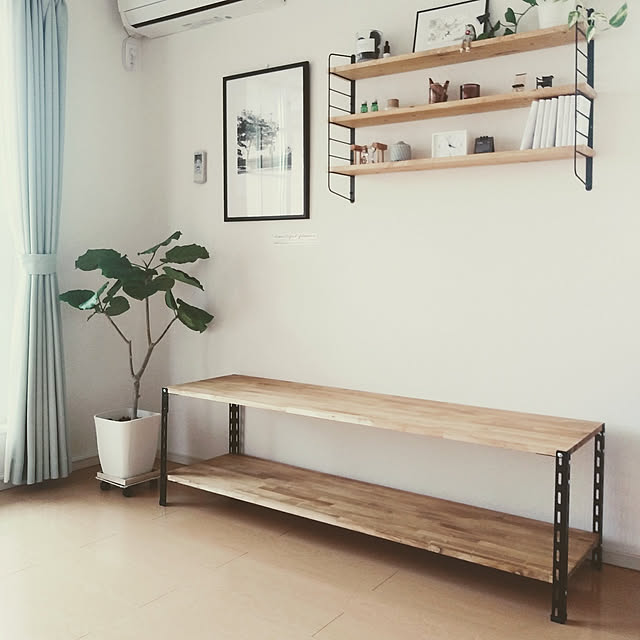 アイアン テレビ台DIYのインテリア・手作りの実例 | RoomClip アイアン テレビ台DIYのインテリア・手作りの実例 | RoomClip