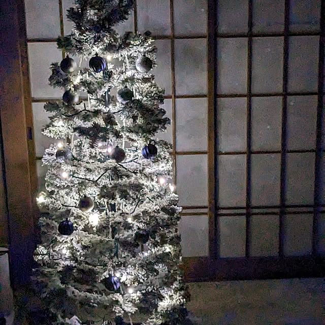 部屋全体/12月24日/和室でツリー/スワッグはキッチンにのインテリア実例 - 2024-12-25 00:32:08