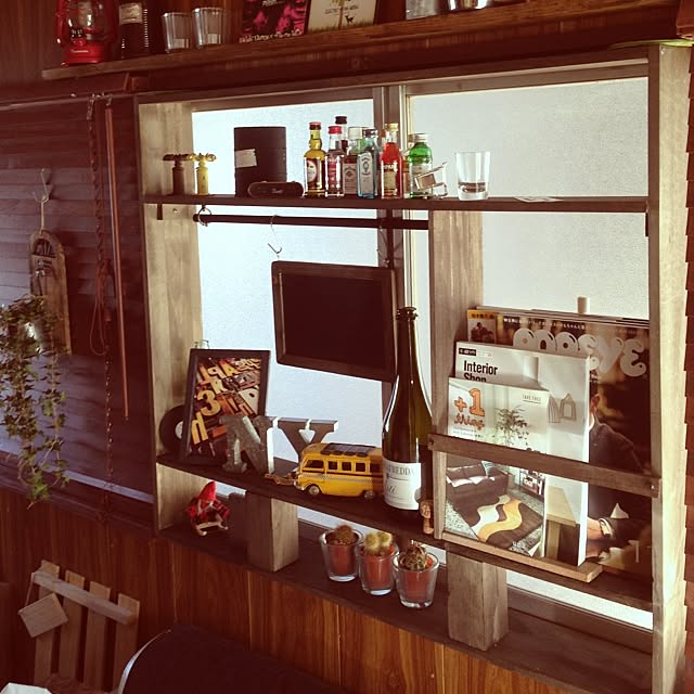 棚/雑貨/DIY/メンズ部屋/フェイクグリーン...などのインテリア実例 - 2013-12-29 13:36:10