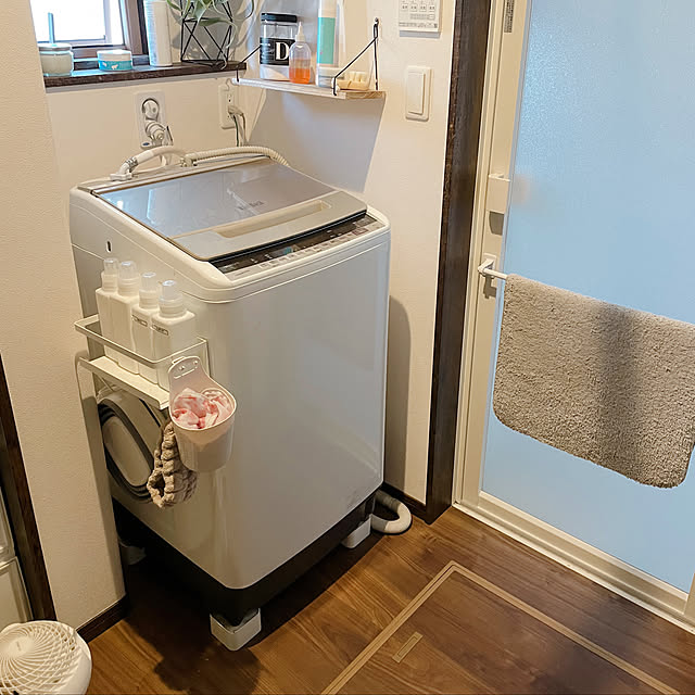 モニター応募投稿/シンプルな暮らし/桧家住宅/脱衣所収納棚/シェルフDIY...などのインテリア実例 - 2022-10-23 11:09:48