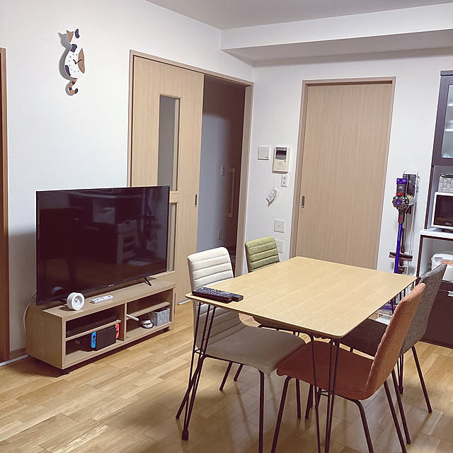 Haruekoのニトリ-ダイニングチェア (Nクーボ 布 BR) の家具・インテリア写真