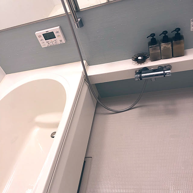 セリア/ニトリ/モノトーン/バス/トイレのインテリア実例 - 2019-03-05 19:45:56