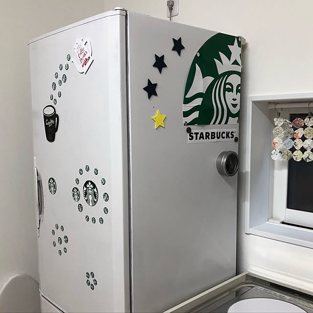 キッチン/セリア/スターバックス/100均/ハンドメイド...などのインテリア実例 - 2019-01-31 12:28:44