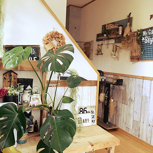 玄関/入り口/リゾート風カフェ/木材が好き/インテリア迷走中…/Insta→SOYURU-MAMA...などのインテリア実例 - 2018-09-15 19:35:05