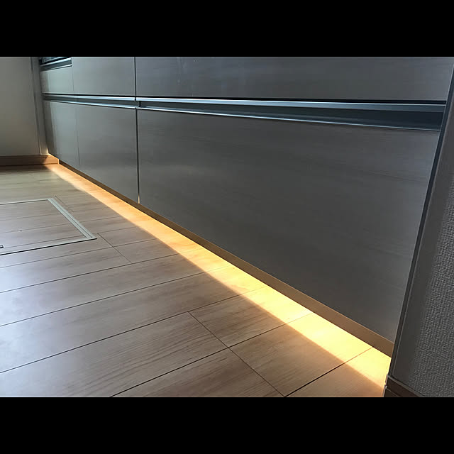 センサーライト/簡単/DIY/LEDテープ/キッチンのインテリア実例 - 2020-08-11 12:07:37