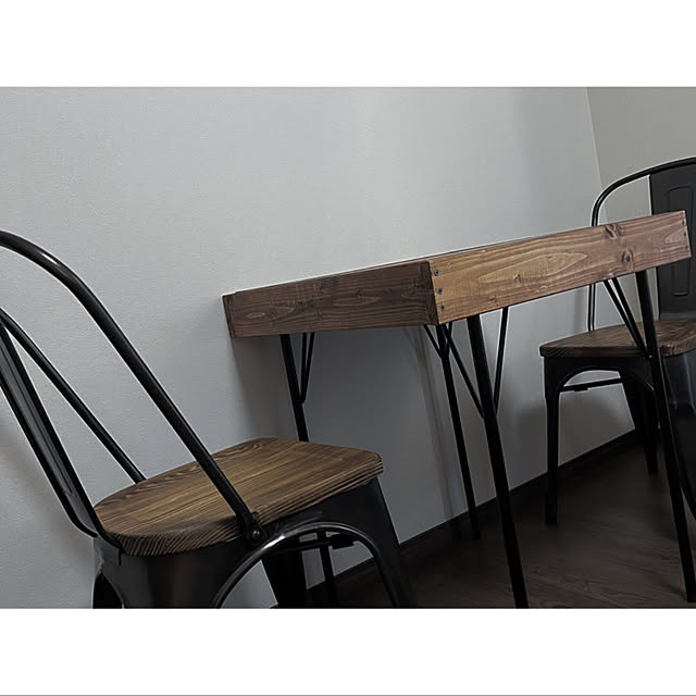 賃貸DIY/インダストリアルインテリア/DIY/賃貸/机のインテリア実例 - 2022-08-07 07:25:57