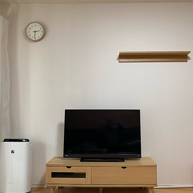 大東建託/無印良品/ナチュラル/ウォールシェルフ/賃貸...などのインテリア実例 - 2020-12-15 17:06:29