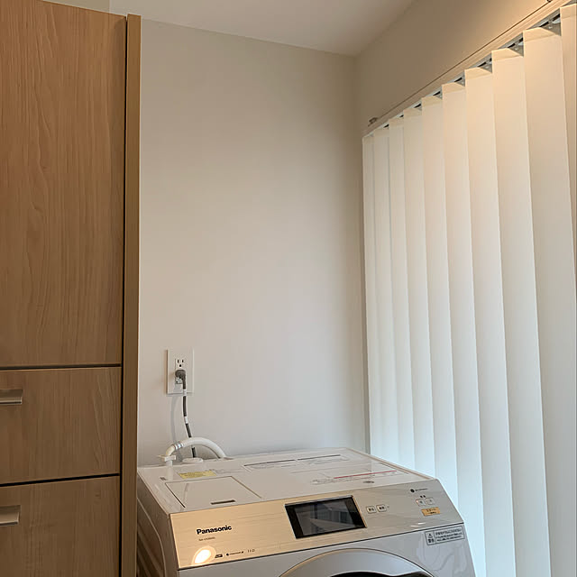 Panasonicラシス/自動投入/バーチカルブラインド/Panasonicドラム式洗濯機/Panasonic Lクラス...などのインテリア実例 - 2020-10-09 18:07:58