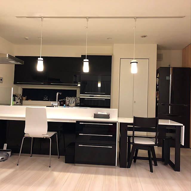キッチン/IKEA/セリア/照明/モノトーン...などのインテリア実例 - 2019-02-15 20:08:41