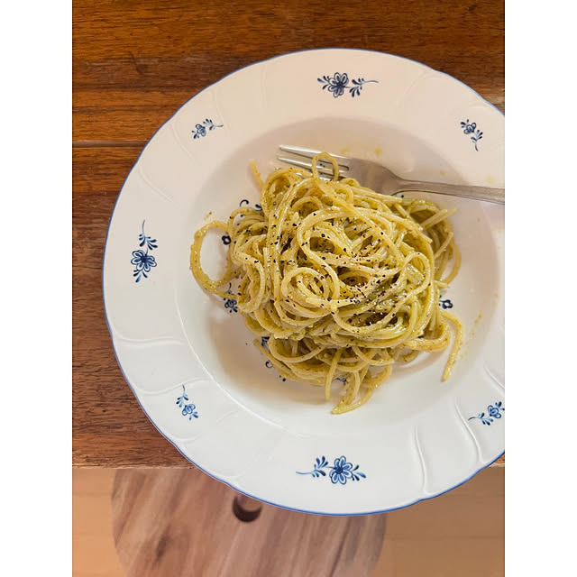 机/パスタ/わたしの休日のすごし方/お家カフェ/2人暮らし...などのインテリア実例 - 2025-05-24 23:13:23