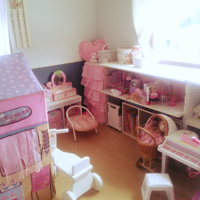 部屋全体/ピンクのインテリア実例 - 2016-06-24 12:52:22